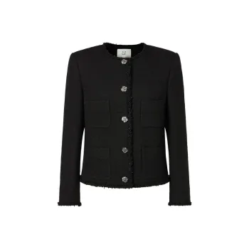 JZ. ANNAKRO Jackets Coats Women's Plain Black