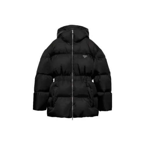 PRADA Zipped Hooded Down Jacket
