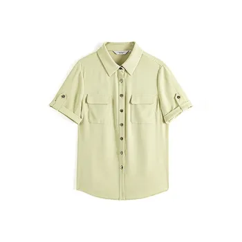 Famanxuan Shirt Women's Light Fruit Green