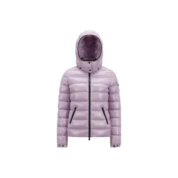 Moncler Buddy Series Down Jackets Women's Light Purple