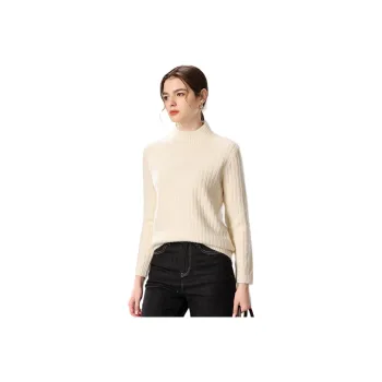 FENHONGMALI Knitwear Women's Beige