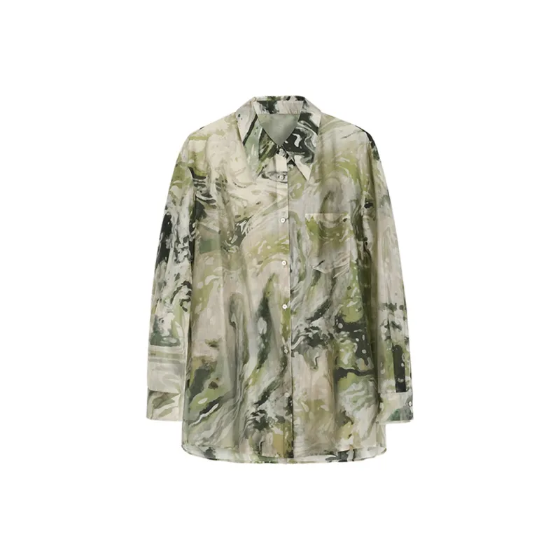 THE SEA LIFE Shirt Women's Spruce Green-0