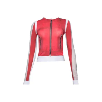 DIESEL T Clau P2 Long Sleeve Top 'Formula Red'