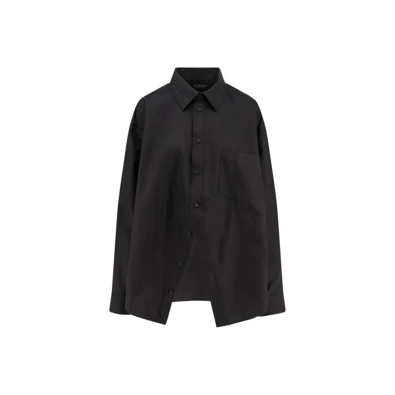 Balenciaga Chest Pocket Long Sleeved Shirt-0