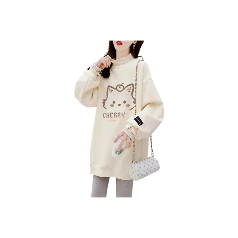 Flowers In Water Sweatshirt Women's-8