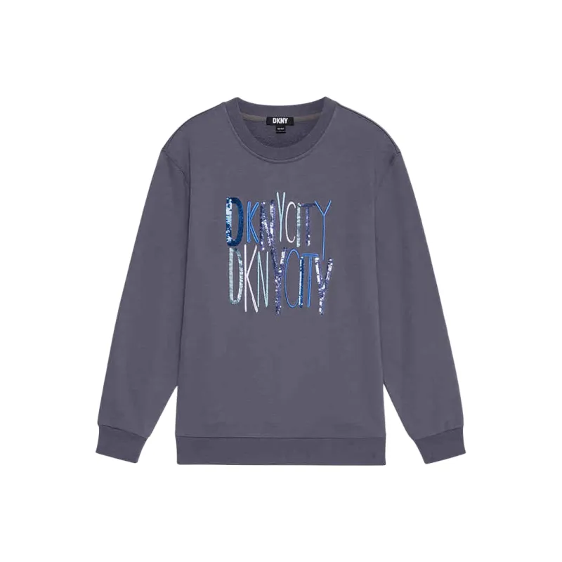 DKNY Sweatshirt Women's Dark Gray-0