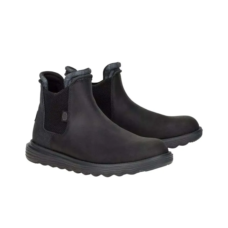 Heydude BRANSON CLASSIC Ankle Length Chelsea Boots Men's Black-1