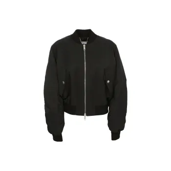 Givenchy Eyelet Logo Bomber Jacket