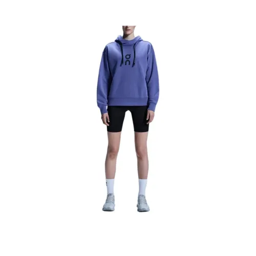 On Club Hoodie Sweatshirt Women's Iris Purple