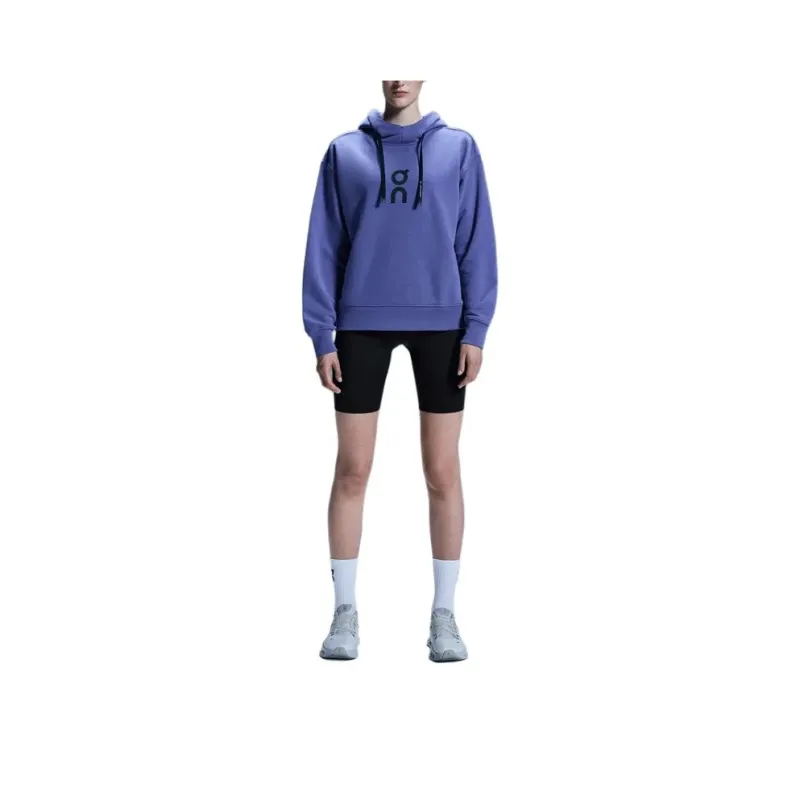 On Club Hoodie Sweatshirt Women's Iris Purple-0