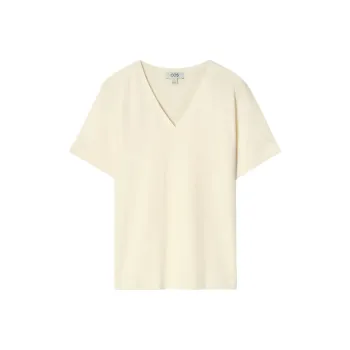 COS T Shirt Women's Light Yellow