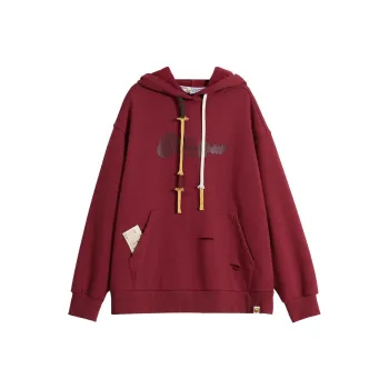 B.Duck Sweatshirt Women's Vintage Red