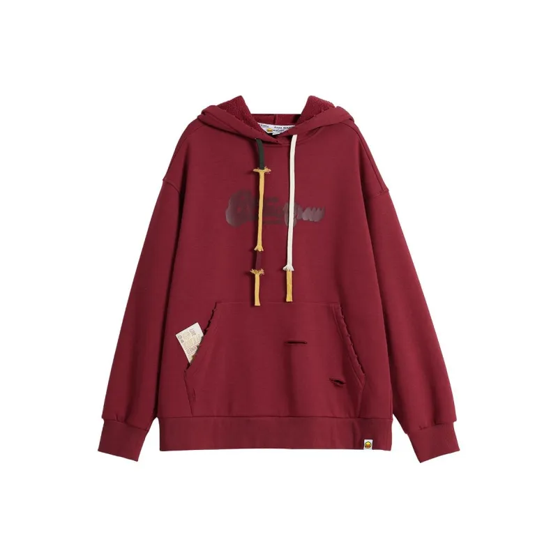 B.Duck Sweatshirt Women's Vintage Red-0