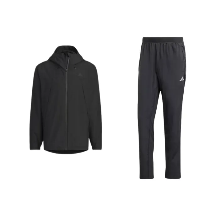 Adidas Woven Jacket Casual Sportswear Men's Black-0