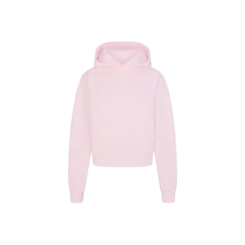 SKIMS SS24 COTTON FLEECE CLASSIC HOODIE Sweatshirt Women's CHERRY BLOSSOM/Cherry Blossom