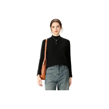 FENHONGMALI Knitwear Women's Black