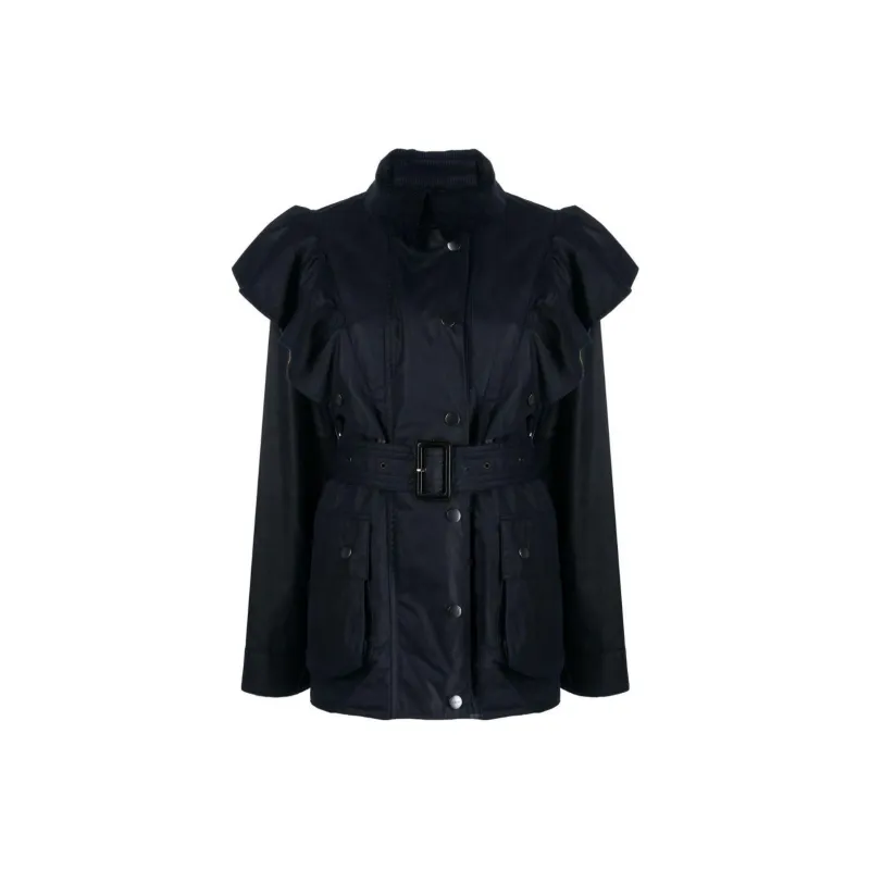 Chloe x BARBOUR SS23 Jackets Coats Women's Midnight Blue-0