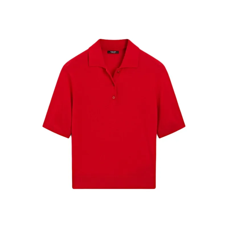 Massimo Dutti Polo Shirt Women's Red-0