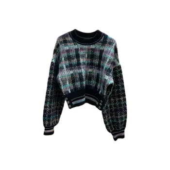 CHANEL Cashmere Sweater Women's Black