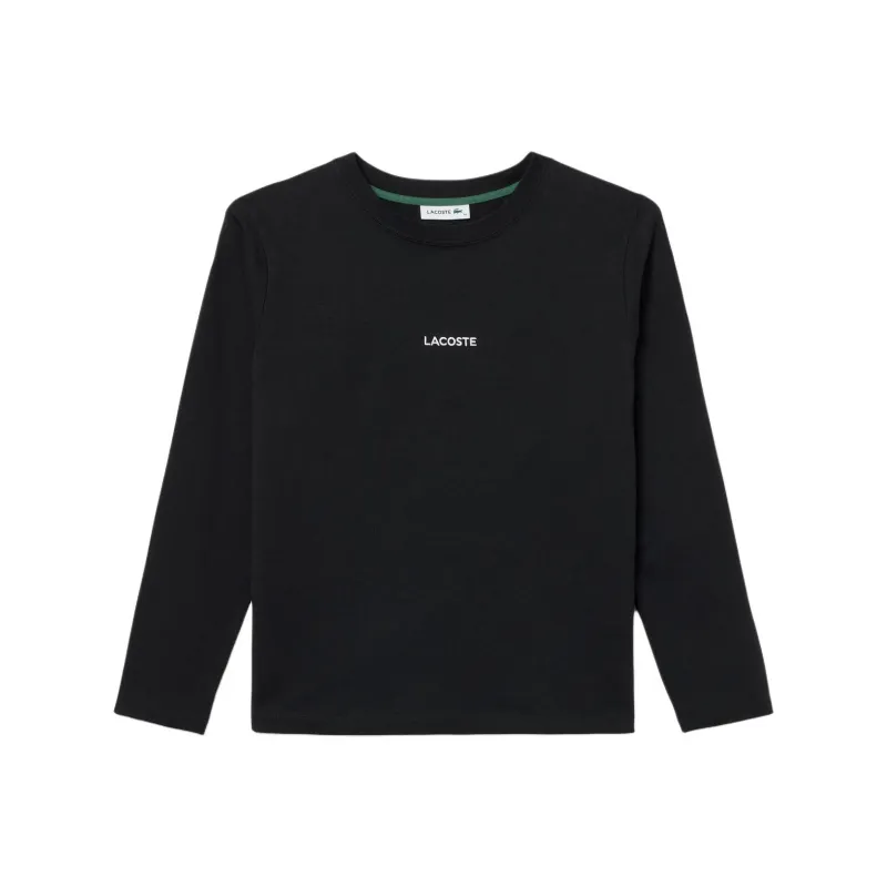 LACOSTE Regular T Shirt Women's Black-0
