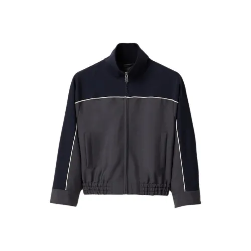 MIU MIU Kid Mohair Jacket 'Hematite/Navy'