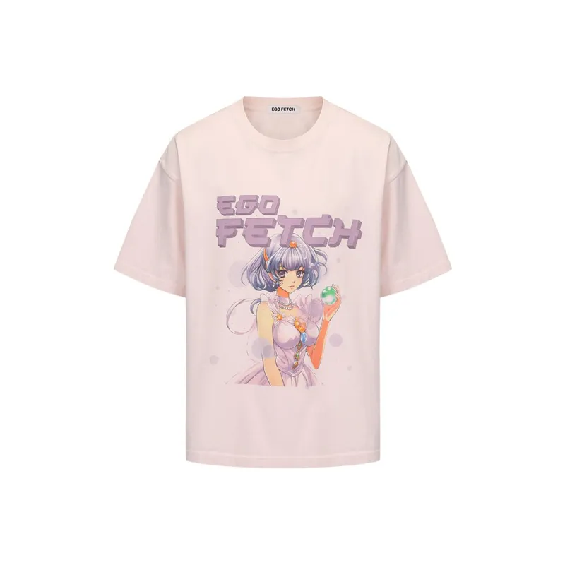 EGO FETCH T Shirts Unisex Pink-0