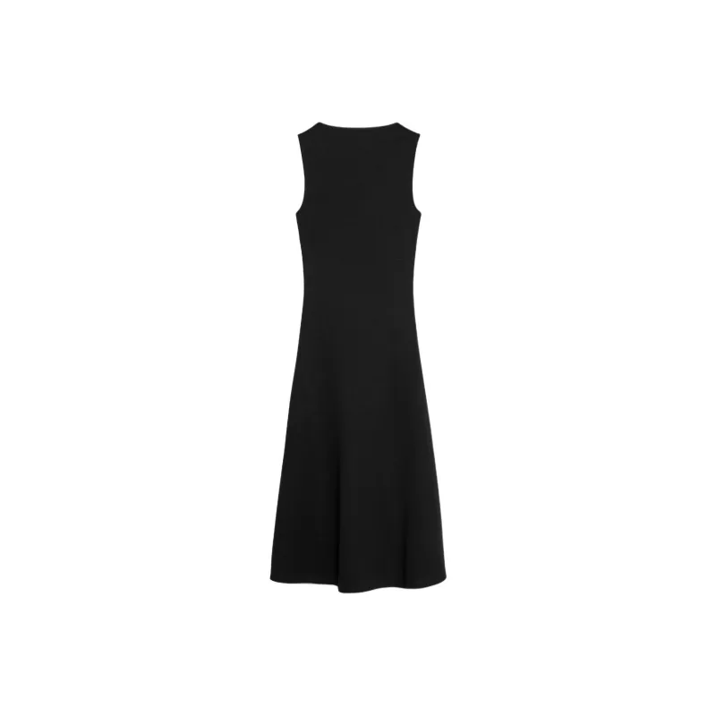 ZARA Sleeveless Dress Women's Black-1