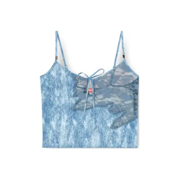 DIESEL X Savage X Fenty Lace Sleep Cami Top 'Stone/Grey'
