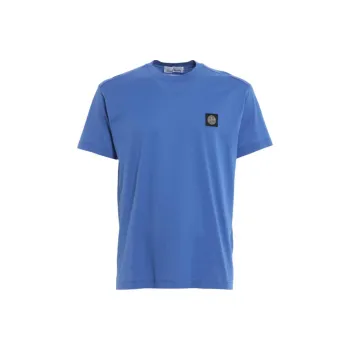 STONE ISLAND T Shirt Men's Light Blue