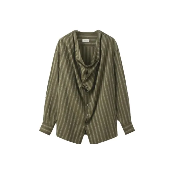 Lemaire Soft Collar Blouse Shirt Women's Green-0