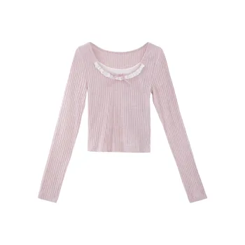 Blovelan Knitwear Women's Milk Tea Pink