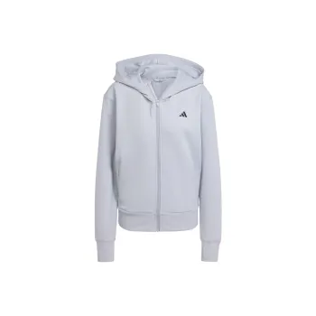 Adidas DESIGNED 4Climacool Training Full Zip Hooded Sweatshirt Jackets Coats Women's Halo Silver