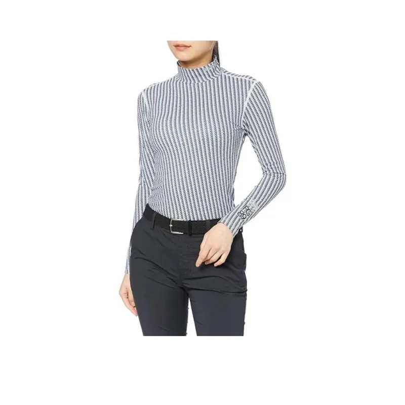 PEARLY GATES Monogram pattern High neck Top-0