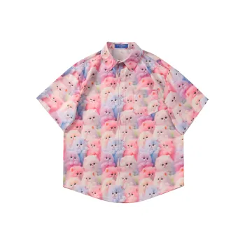 YUZHAOLIN Shirt Unisex Rose Red