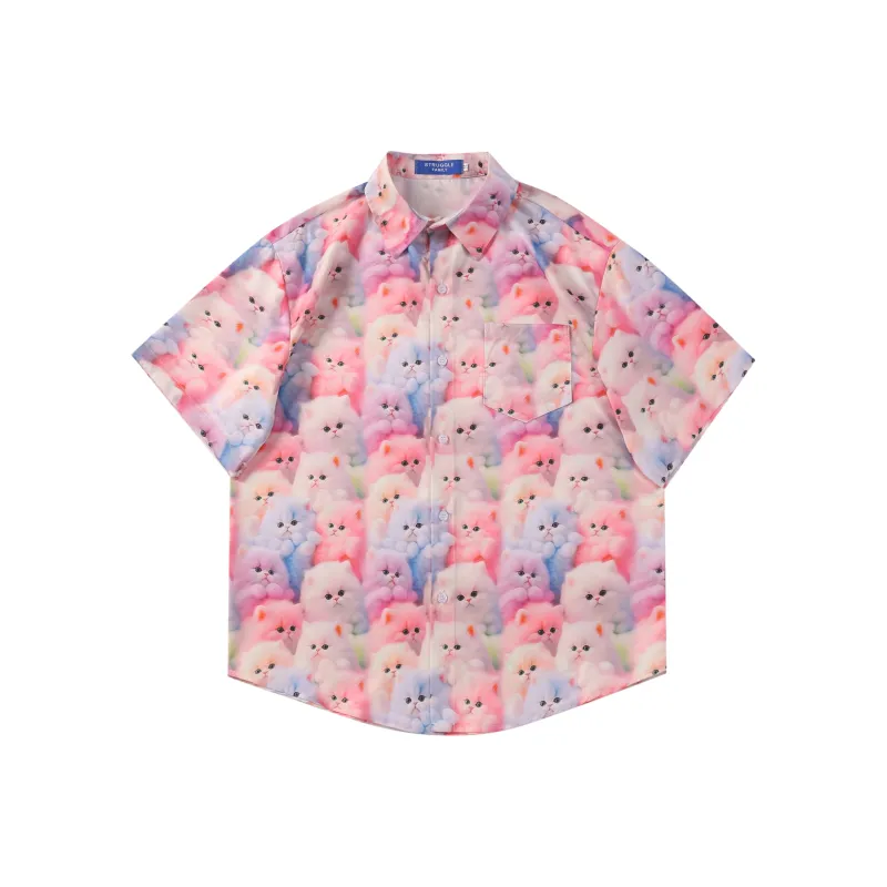 YUZHAOLIN Shirt Unisex Rose Red-0