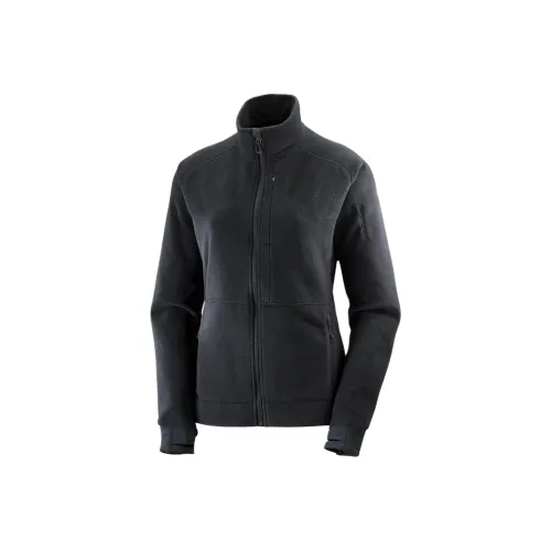 SALOMON ESSENTIAL MICRO Jackets Coats Women's Black