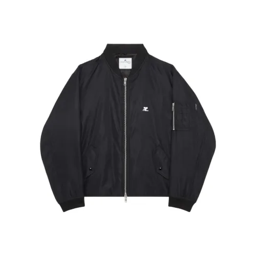 COURREGES Embroidered Bomber Jacket 'Black'