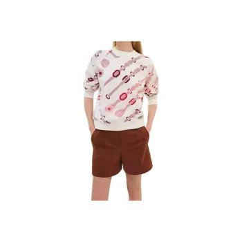 HERMES FW24 Sweatshirt Women's Natural White