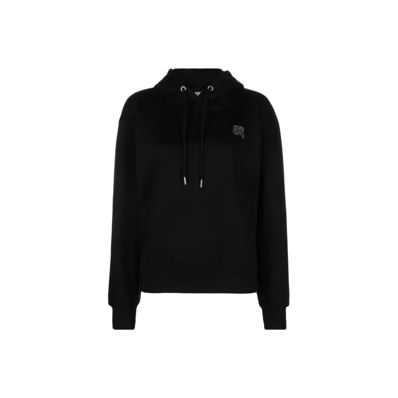 KARL LAGERFELD / Karl Lagerfeld Jeans Ikonik Karl-logo Organic Cotton Hoodie-0