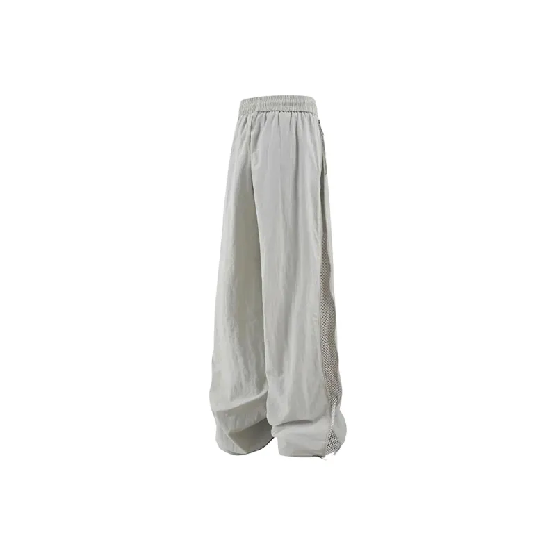 KIRHNE Casual Pants Unisex Light Gray-1