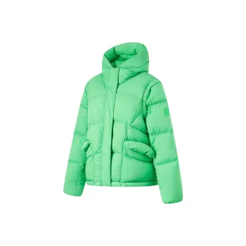LiNing Fitness Series Down Jacket Women's Crystal Stone Green