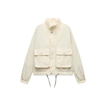 ZARA x And Wander Jackets Coats Women's Raw White