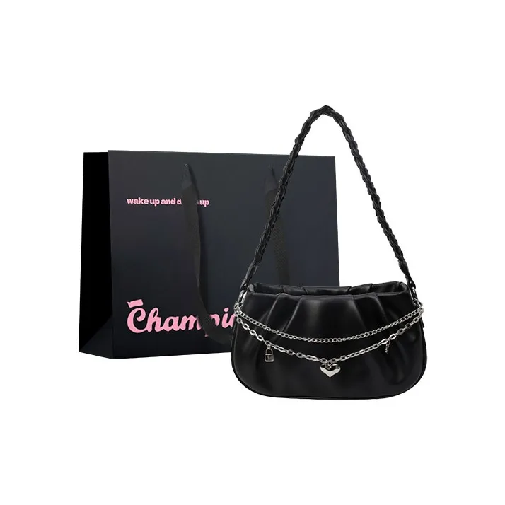 Champion Cub PU Crossbody Bag, Shoulder Bag Women's Ecru/Light Khaki/Black-4