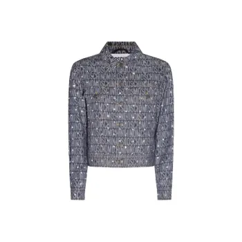 MOSCHINO Monogram print Denim Jacket