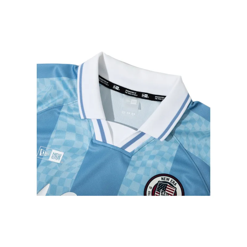New Era Soccer Jersey Men's Blue-2