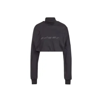 Adidas Originals Premium Crop Sweatshirt Sweatshirt Women's Black