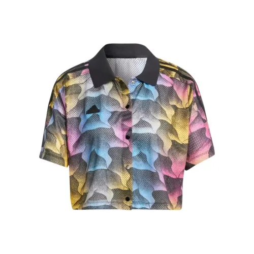 Adidas Tiro Print Mesh Slimmer Shirt Women's Multicolor