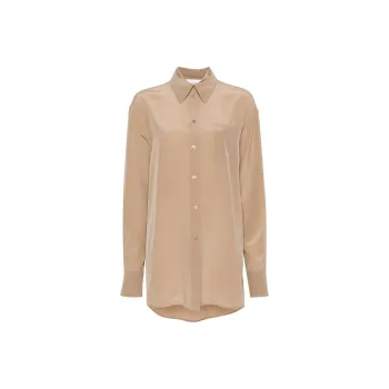 SportMax Buttoned Curved Hem Shirt