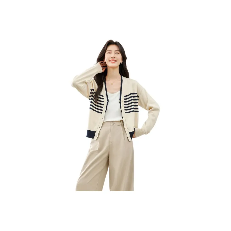 VIMLY Knitwear Women's Apricot-0