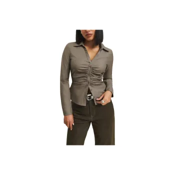 REFORMATION Haze Shirt Shirt Women's Taupe